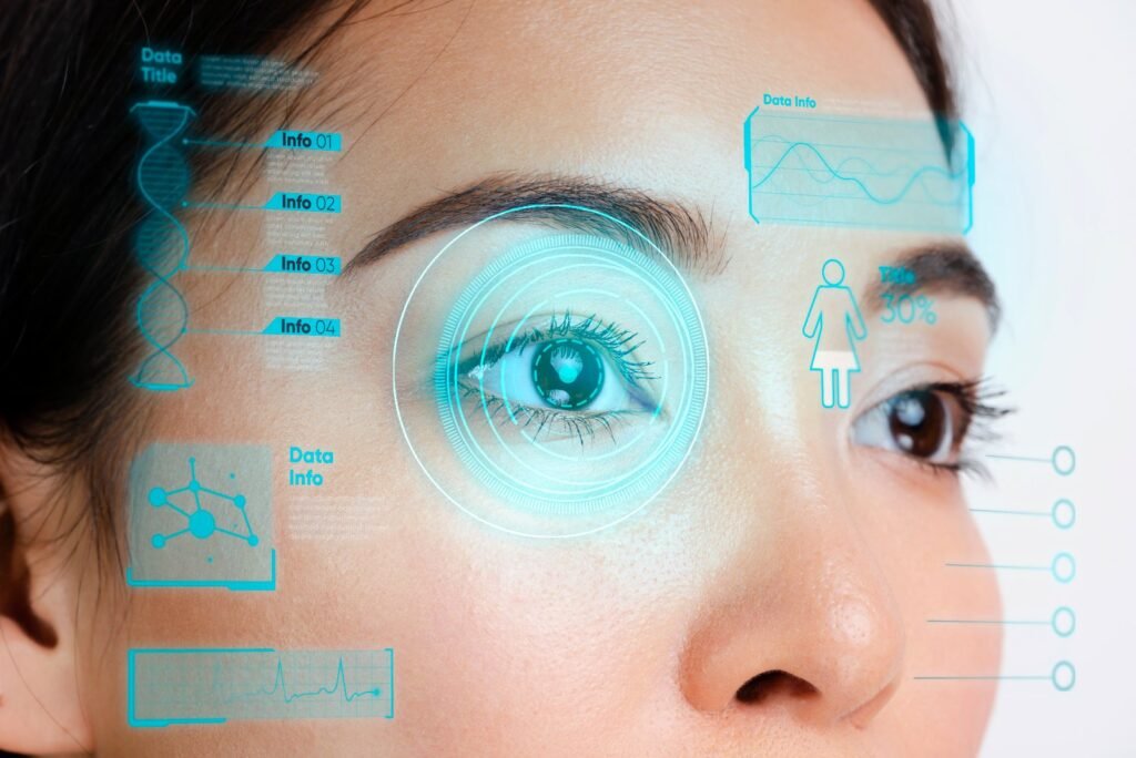 Escanear el iris para verificar la humanidad